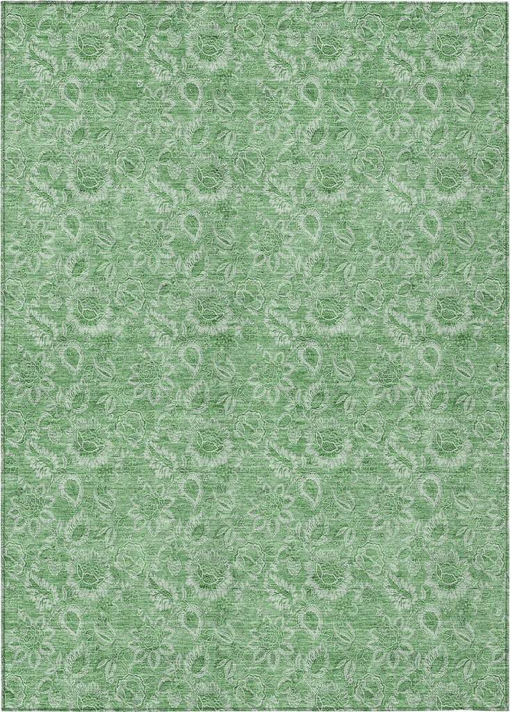 Piper Looms Chantille Floral ACN662 Green Area Rug