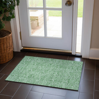 Piper Looms Chantille Floral ACN662 Green Area Rug