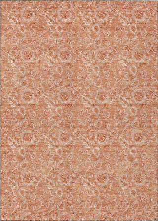 Piper Looms Chantille Floral ACN662 Salmon Area Rug