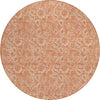 Piper Looms Chantille Floral ACN662 Salmon Area Rug