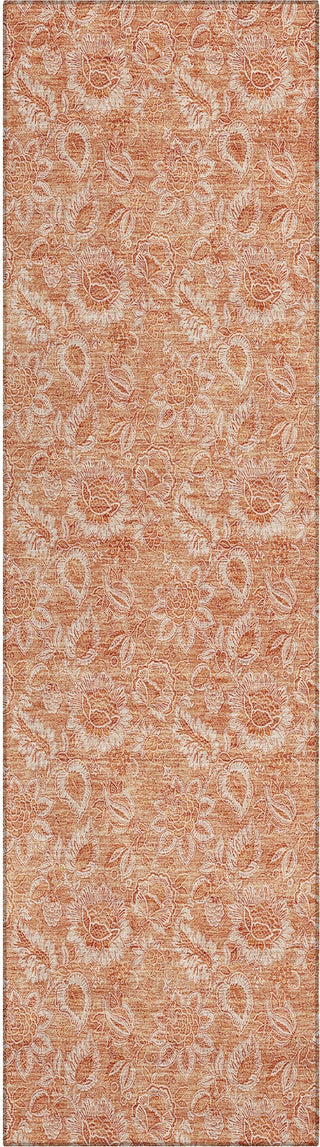 Piper Looms Chantille Floral ACN662 Salmon Area Rug