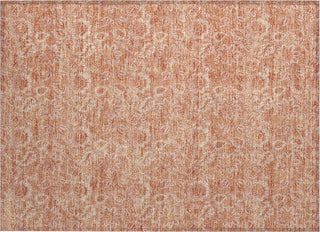 Piper Looms Chantille Floral ACN662 Salmon Area Rug