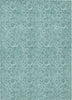 Piper Looms Chantille Floral ACN662 Teal Area Rug