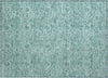 Piper Looms Chantille Floral ACN662 Teal Area Rug