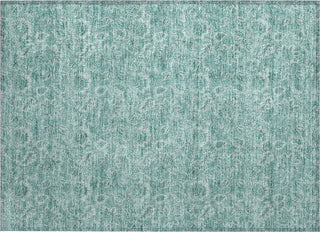 Piper Looms Chantille Floral ACN662 Teal Area Rug