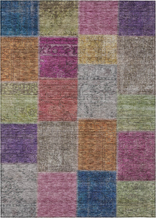 Piper Looms Chantille Patchwork ACN663 Copper Area Rug