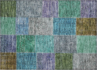 Piper Looms Chantille Patchwork ACN663 Green Area Rug