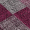 Piper Looms Chantille Patchwork ACN663 Merlot Area Rug