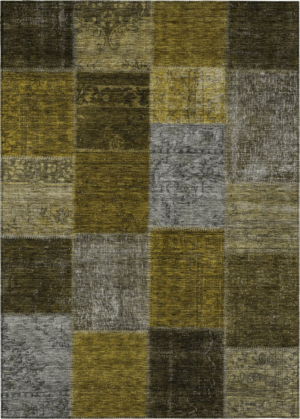 Piper Looms Chantille Patchwork ACN663 Mocha Area Rug – Incredible Rugs ...