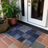 Piper Looms Chantille Patchwork ACN663 Navy Area Rug