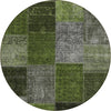 Piper Looms Chantille Patchwork ACN663 Olive Area Rug