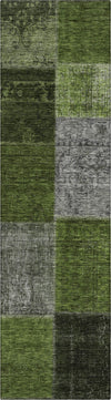 Piper Looms Chantille Patchwork ACN663 Olive Area Rug