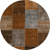 Piper Looms Chantille Patchwork ACN663 Paprika Area Rug