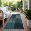 Piper Looms Chantille Patchwork ACN663 Teal Area Rug