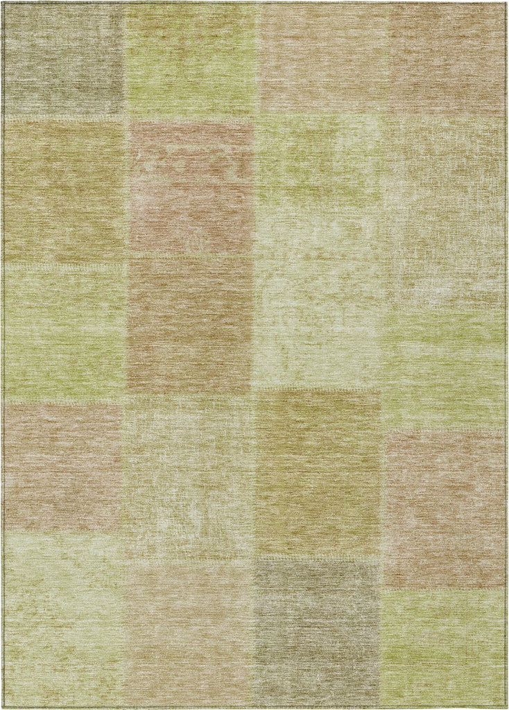 Piper Looms Chantille Patchwork ACN664 Aloe Area Rug