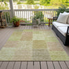 Piper Looms Chantille Patchwork ACN664 Aloe Area Rug