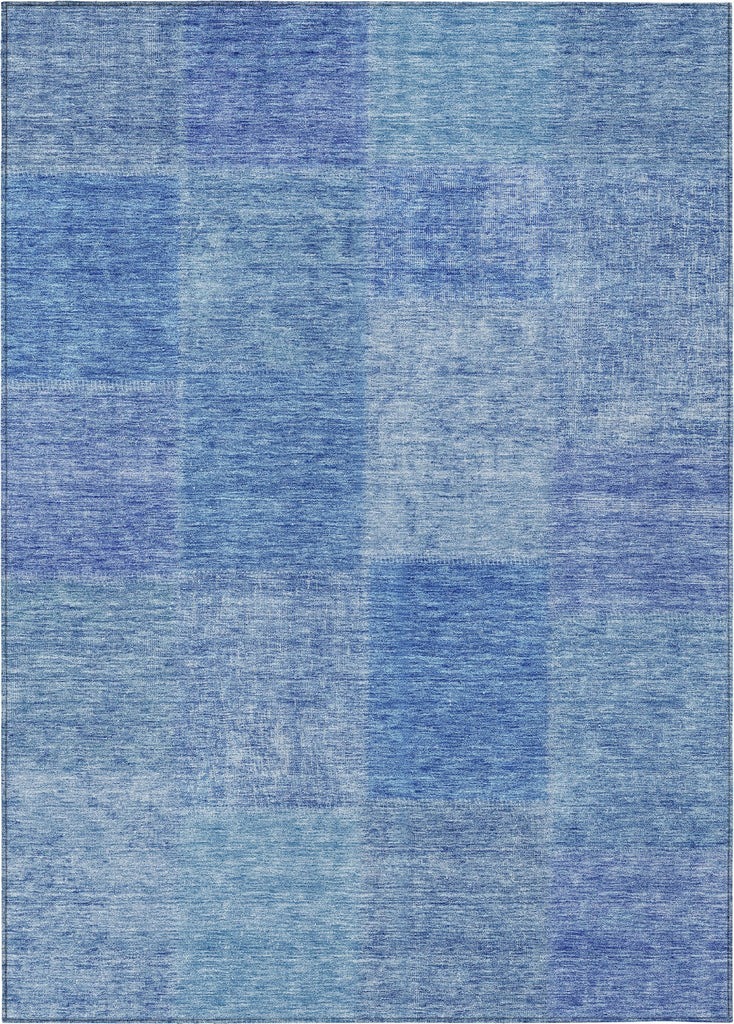 Piper Looms Chantille Patchwork ACN664 Denim Area Rug