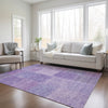 Piper Looms Chantille Patchwork ACN664 Lavender Area Rug