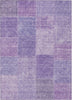 Piper Looms Chantille Patchwork ACN664 Lavender Area Rug