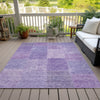 Piper Looms Chantille Patchwork ACN664 Lavender Area Rug