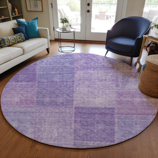 Piper Looms Chantille Patchwork ACN664 Lavender Area Rug