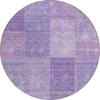 Piper Looms Chantille Patchwork ACN664 Lavender Area Rug