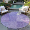 Piper Looms Chantille Patchwork ACN664 Lavender Area Rug