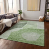 Piper Looms Chantille Abstract ACN665 Aloe Area Rug Lifestyle Image Feature