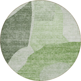 Piper Looms Chantille Abstract ACN665 Aloe Area Rug