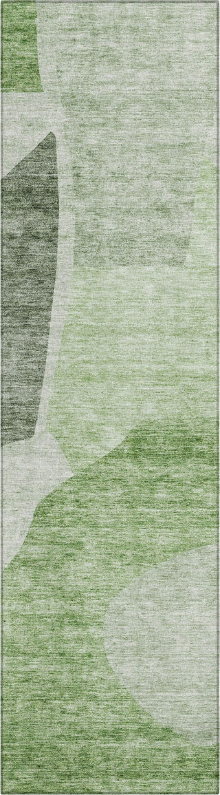 Piper Looms Chantille Abstract ACN665 Aloe Area Rug