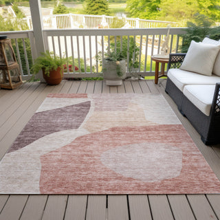 Piper Looms Chantille Abstract ACN665 Blush Area Rug