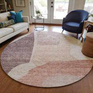 Piper Looms Chantille Abstract ACN665 Blush Area Rug