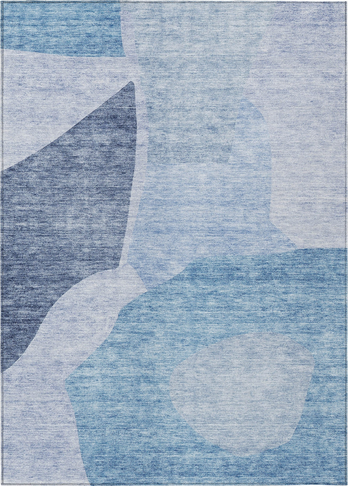 Piper Looms Chantille Abstract ACN665 Denim Area Rug