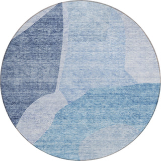 Piper Looms Chantille Abstract ACN665 Denim Area Rug