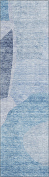 Piper Looms Chantille Abstract ACN665 Denim Area Rug