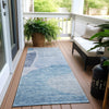 Piper Looms Chantille Abstract ACN665 Denim Area Rug