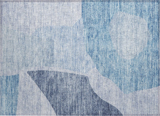 Piper Looms Chantille Abstract ACN665 Denim Area Rug