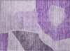 Piper Looms Chantille Abstract ACN665 Eggplant Area Rug