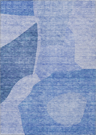 Piper Looms Chantille Abstract ACN665 Navy Area Rug