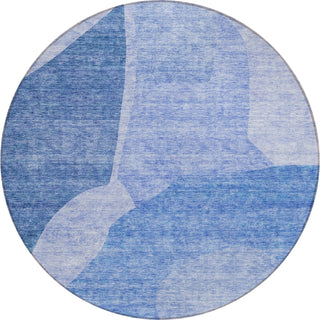 Piper Looms Chantille Abstract ACN665 Navy Area Rug