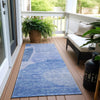 Piper Looms Chantille Abstract ACN665 Navy Area Rug
