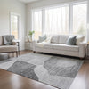 Piper Looms Chantille Abstract ACN665 Silver Area Rug