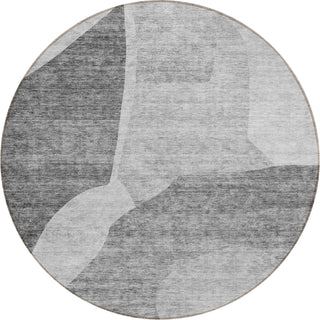 Piper Looms Chantille Abstract ACN665 Silver Area Rug