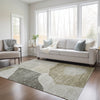 Piper Looms Chantille Abstract ACN665 Taupe Area Rug