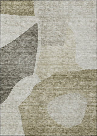 Piper Looms Chantille Abstract ACN665 Taupe Area Rug