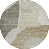 Piper Looms Chantille Abstract ACN665 Taupe Area Rug