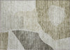 Piper Looms Chantille Abstract ACN665 Taupe Area Rug