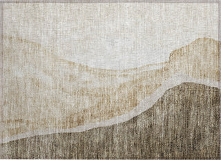 Piper Looms Chantille Abstract ACN667 Brown Area Rug