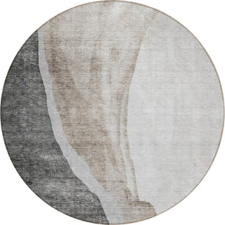 Piper Looms Chantille Abstract ACN667 Charcoal Area Rug