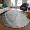 Piper Looms Chantille Abstract ACN667 Gray Area Rug